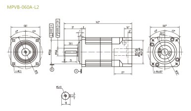 MPVB060AL2精密行星減速機(jī)型號_尺寸_圖紙_參數(shù)