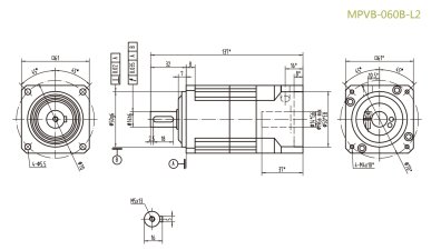 MPVB060BL2 行星減速機(jī)與伺服電機(jī)的完美契合