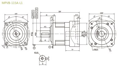 MPVB115AL1P0行星減速機如何安裝能提高安全性