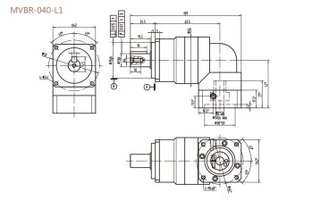 MVBR040L1直角軸行星減速機的應用場合